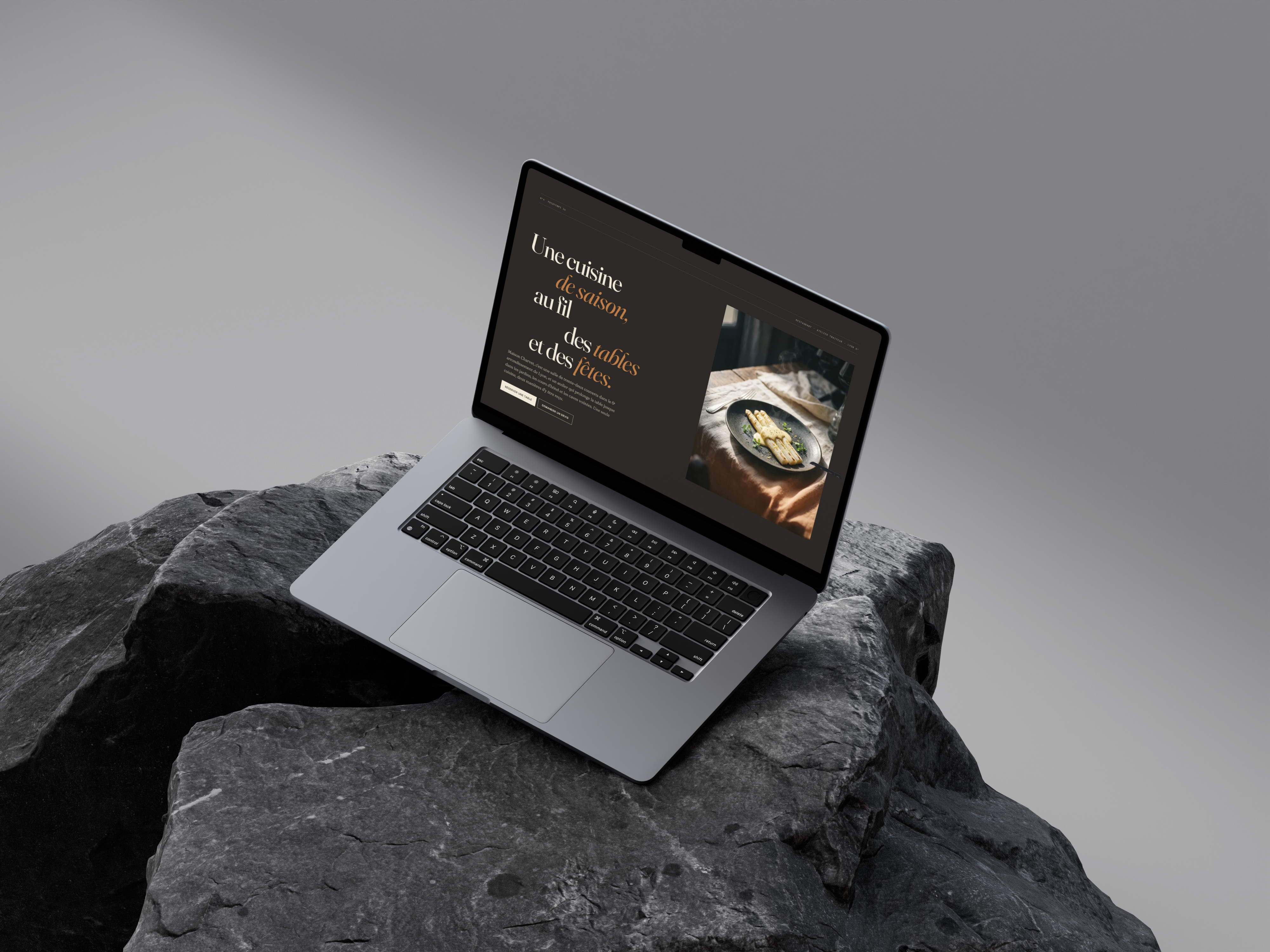 Maison Charvet — capture du site