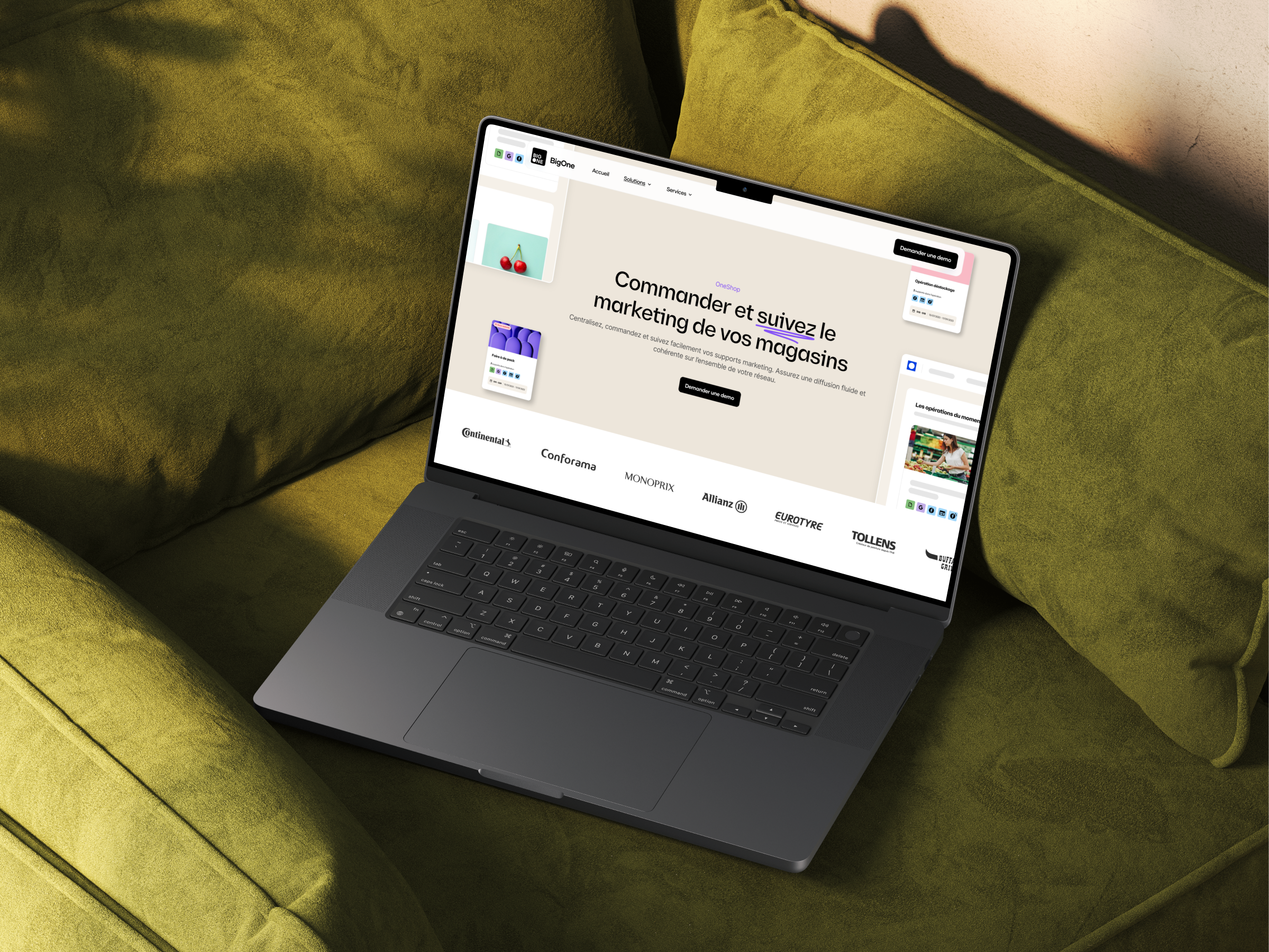 Nanotera — SaaS retail · Marketing local pour grandes enseignes (Super U, Monoprix, FNAC)